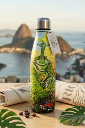 Garrafa Térmica "Leve um Pouco do Rio com Você" - 500ml